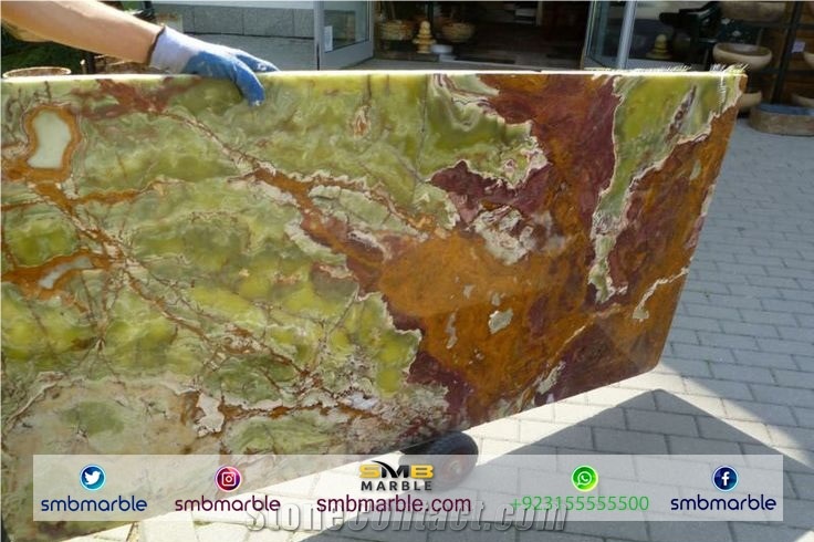 Green Onyx, Pakistani Green Onyx Tiles & Slabs