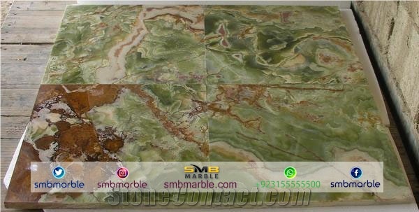 Green Onyx, Pakistani Green Onyx Tiles & Slabs