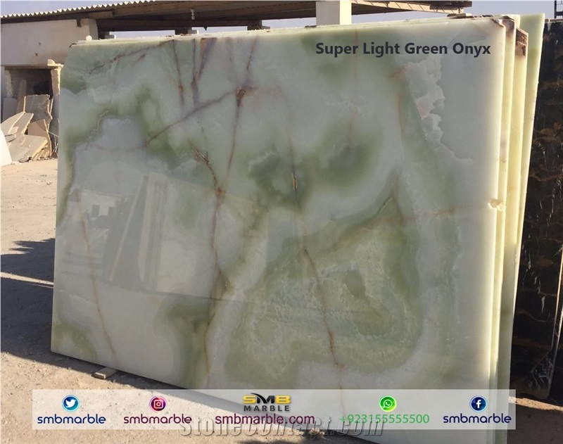 Green Onyx, Pakistani Green Onyx Tiles & Slabs