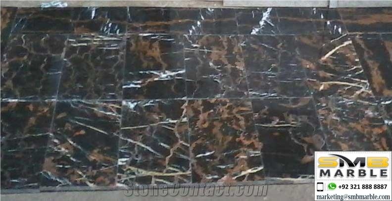 Pakistani, Michelangelo Marble/Portoro Marble Tiles & Slabs