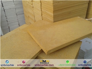 Yellow Sandstone, Slabs & Tiles, Pakistani Mango Sandstone
