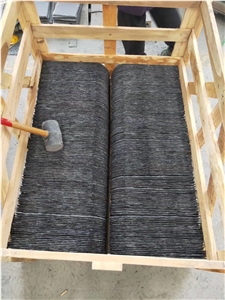 Black Slate U Shape Roofing Tiles-Slate Stone Roof Tiles