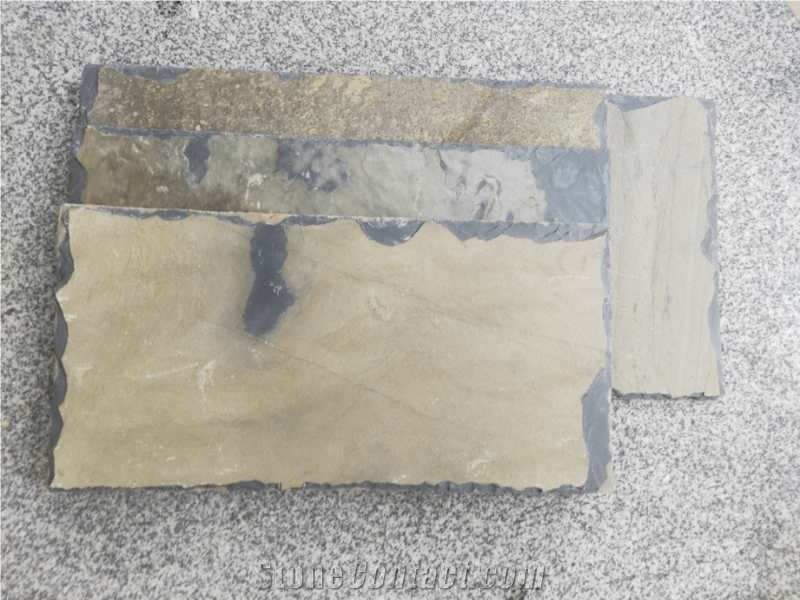 Multicolor Natural Slate Roofing Tiles