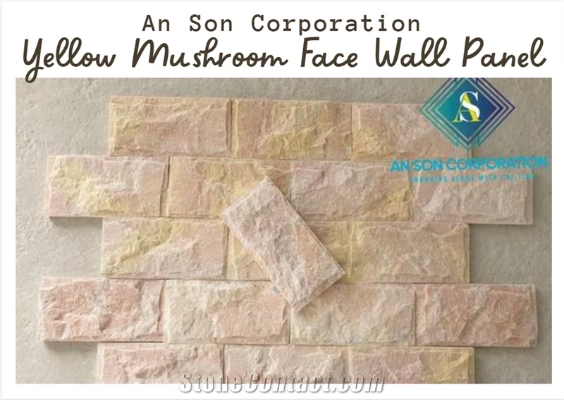 Hot Promotion Yellow Mushroom Face Wall Cladding Panel