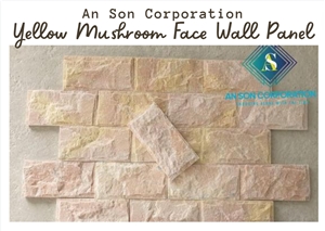 Hot Promotion Yellow Mushroom Face Wall Cladding Panel Hot Promotion Yellow Mushroom Face Wall Cladding Panel