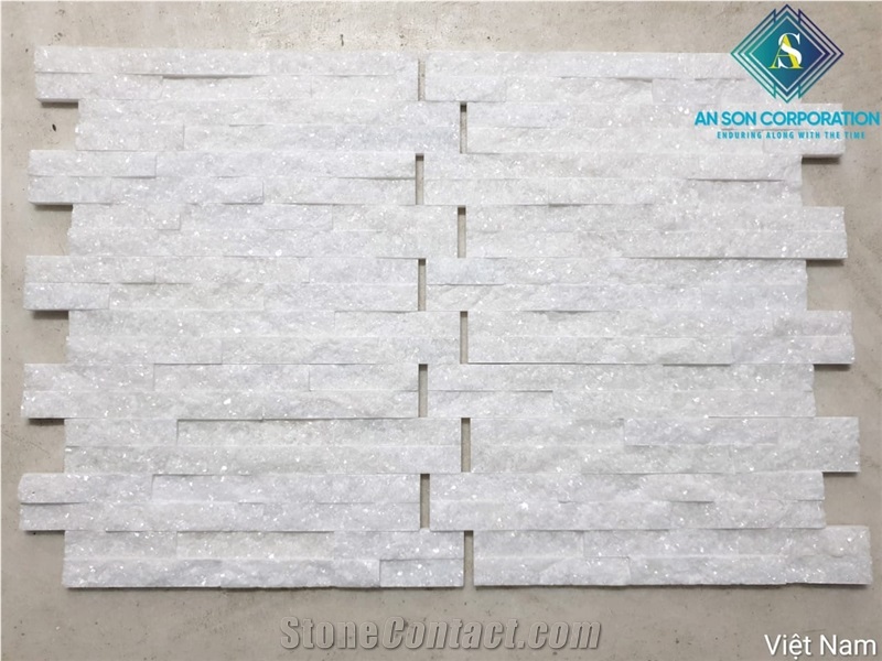 White Marble Z Type Cultured Wall Panel