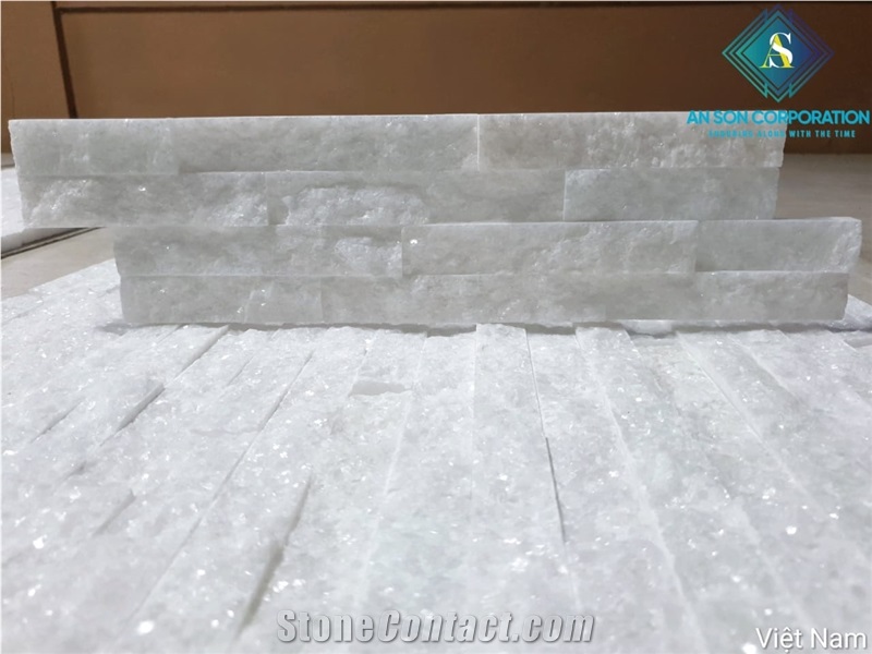 White Marble Z Type Cultured Wall Panel