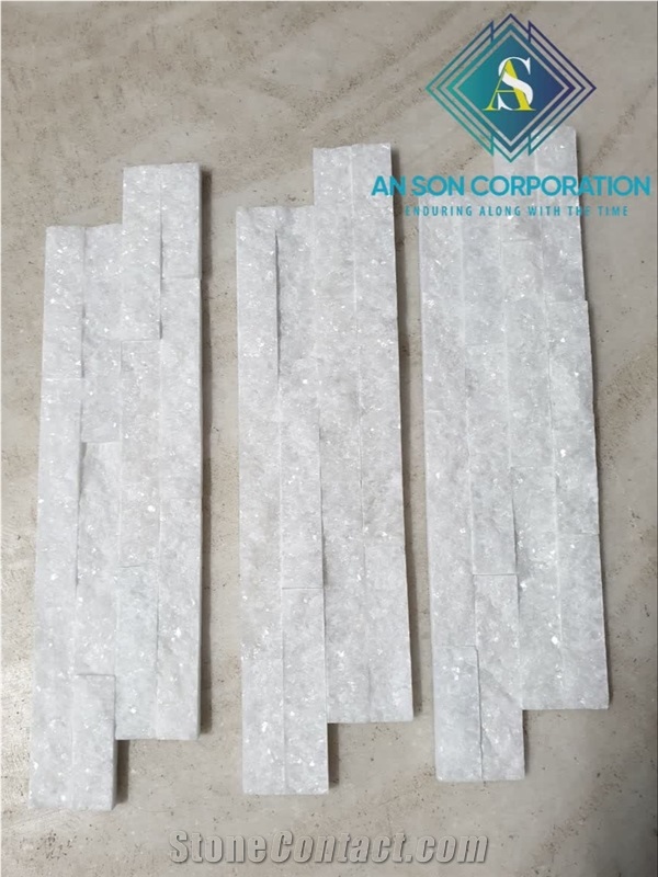 White Marble Z Type Wall Cladding
