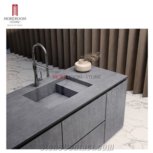Black Grey Series Sintered Stone Kitchen Countertop