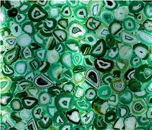 Translucent Stone Green Backlit Crystal Translucent Stone Green Backlit Crystal
