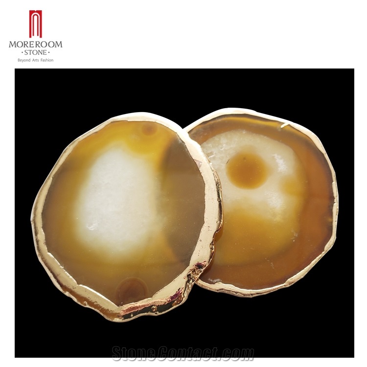 Yellow Semi Precious Stone Jewelry Tray