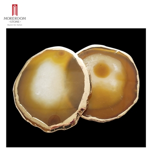 Yellow Semi Precious Stone Jewelry Tray