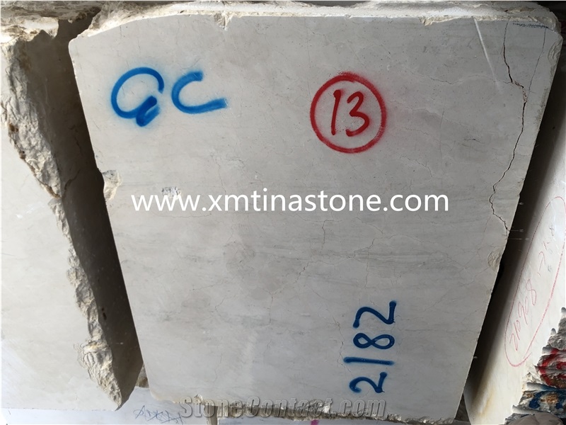Cream Marfil Marble Block