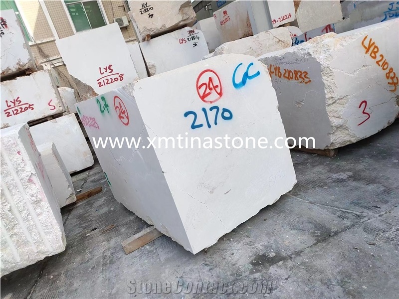 Cream Marfil Marble Block