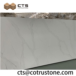 Calacatta Gold White Artificial Quartz Stone Slabs