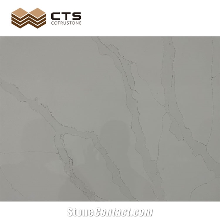 Calacatta Gold White Artificial Quartz Stone Slabs