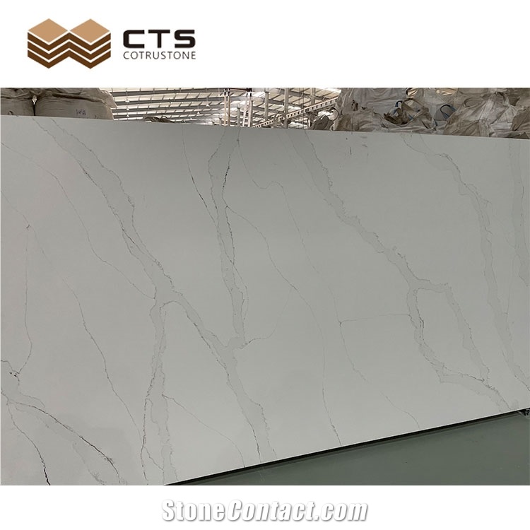 Calacatta Gold White Artificial Quartz Stone Slabs