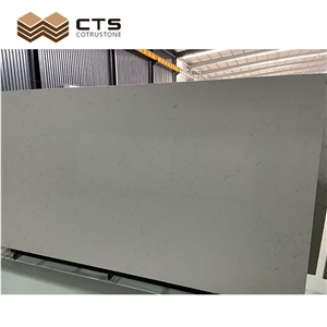 Modern Simple Style White Custom Quartz Backdrop Wall
