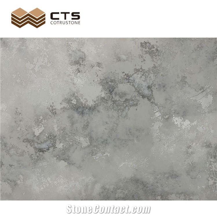 Super White Veins Artificial Quartz Slabs Tile Fancy Stone