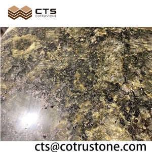 Butterfly Green Fancy Granite Slabs Tiles Outdoor Decoration