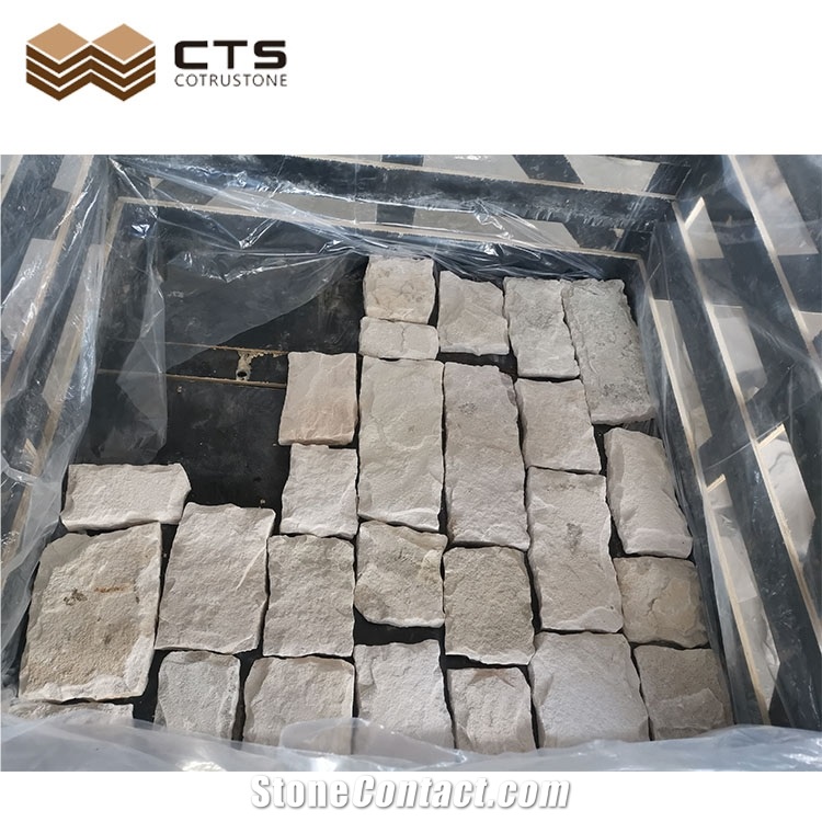 Limestone Loose Stone Veneer For Wall Decorating