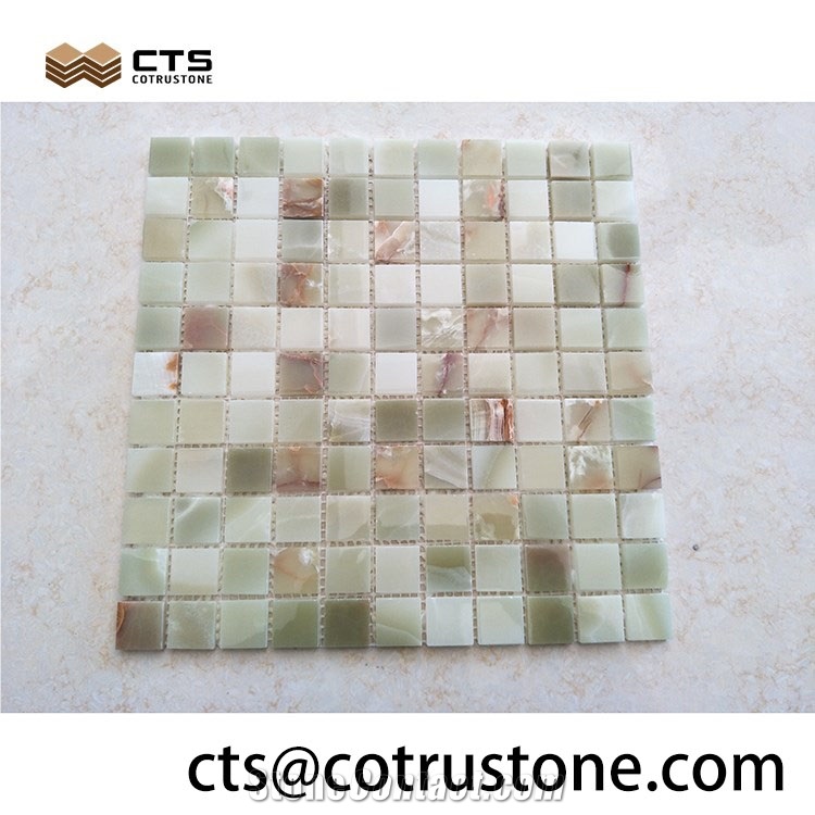 Mosaic Green Onxy Tiles