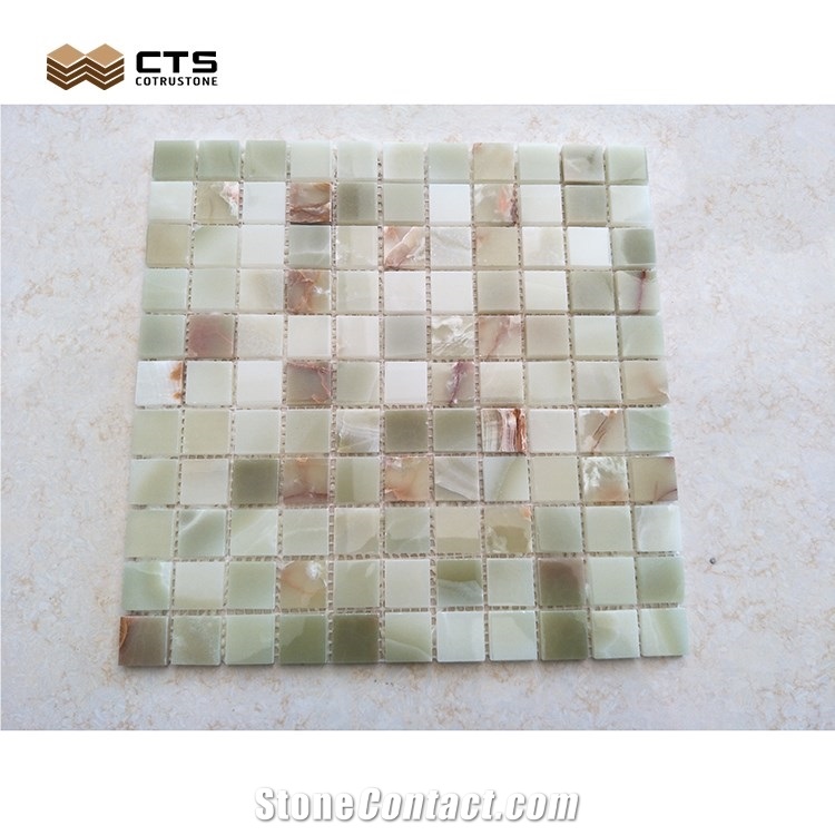 Mosaic Green Onxy Tiles