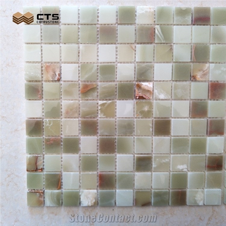 Mosaic Green Onxy Tiles