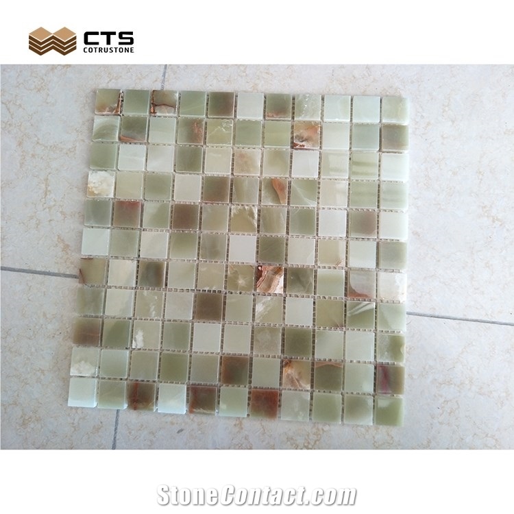 Mosaic Green Onxy Tiles