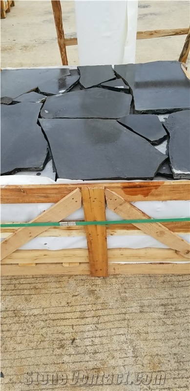 Andesite Sawn Cut Split Edge Crazy Paver Flagstone