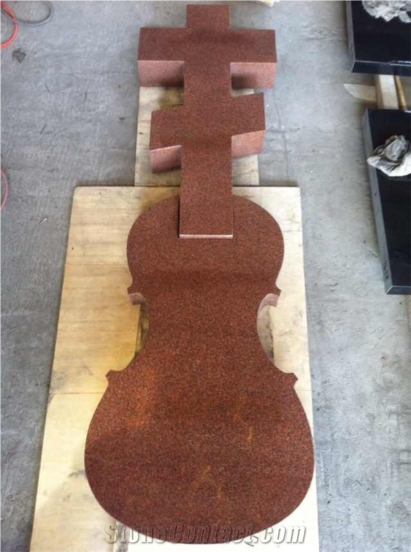 Red Granite Gravestone ,Tombstone , Headstone