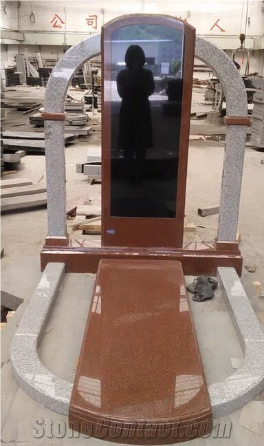 Red Granite Gravestone ,Tombstone , Headstone