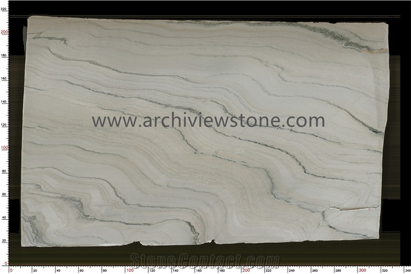 Bookmatched Macaubas Fantasy Quartzite Slabs