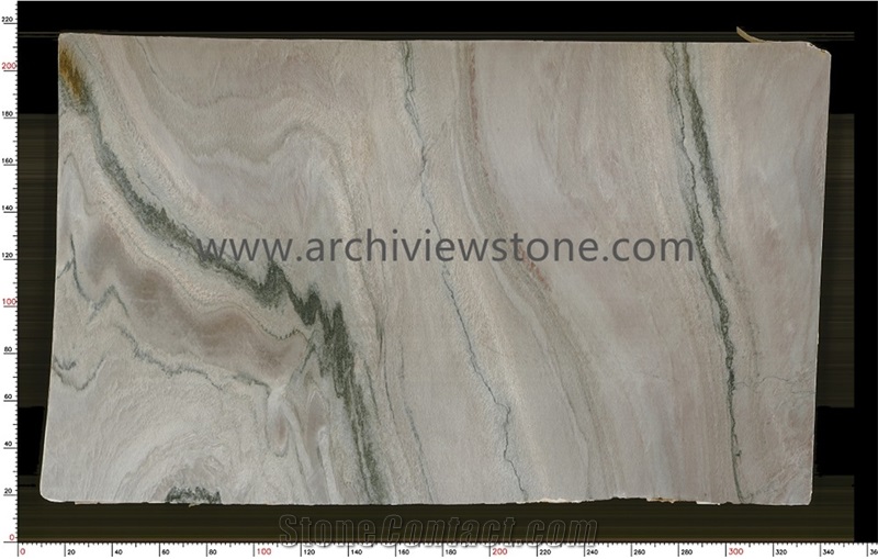 Bookmatched Macaubas Fantasy Quartzite Slabs