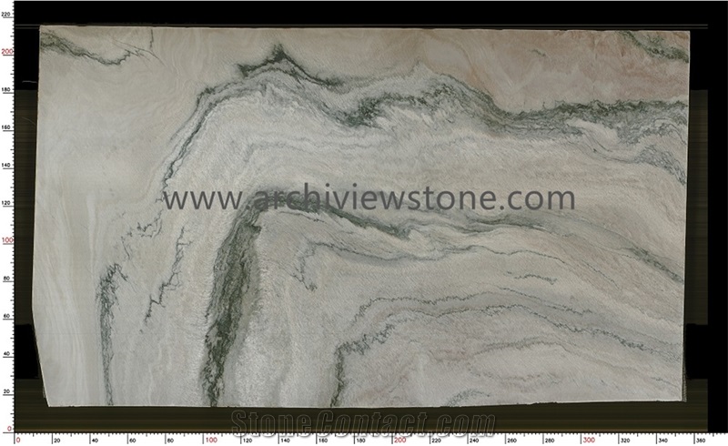 Bookmatched Macaubas Fantasy Quartzite Slabs