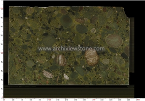 Exotic Twister Green Granite Slabs