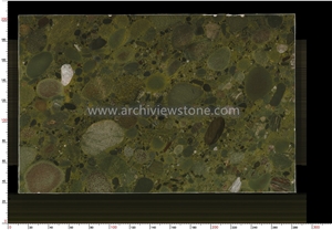Exotic Twister Green Granite Slabs