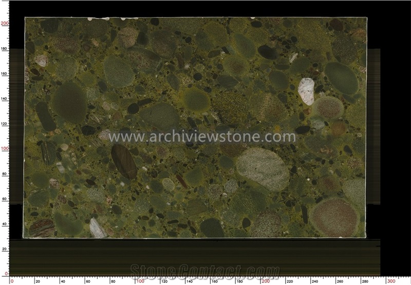 Exotic Twister Green Granite Slabs
