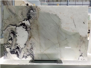 Green Luxury Stone Cristallo Tiffany Quartzite Wall