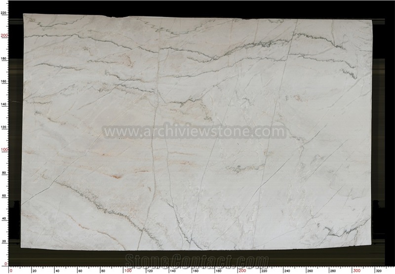 High Polished White Quartzite White Macaubas Quartzite