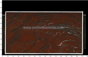 Magma Iron Red Granite Slabs