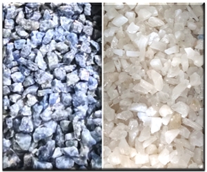 Calcite Stone Crushed Rocks, Calcite Boulders