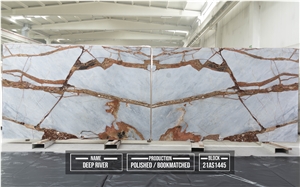 Deep River Marble Slabs, Tiles