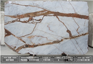 Deep River Marble Slabs, Tiles