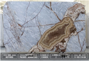 Deep River Marble Slabs, Tiles