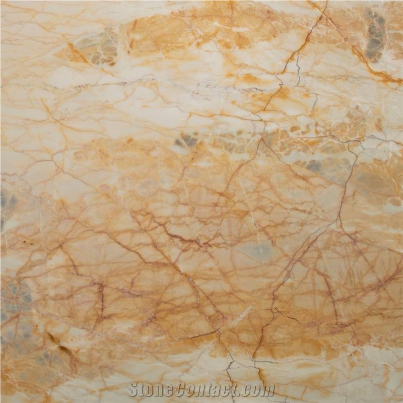 Giallo Imperial Marble Slabs, Tiles