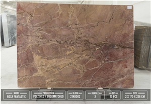 Rosa Fantastic Marble Slabs, Tiles