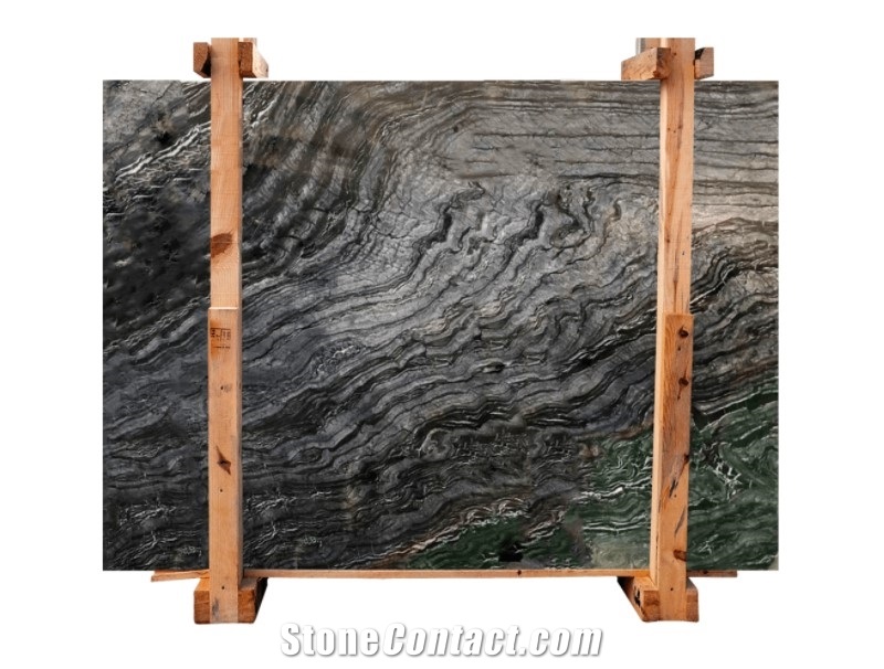 Zebra Black Marble - Slabs