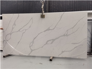 Big Slab Calacatta White Quartz Slab Big Slab Calacatta White Quartz Slab