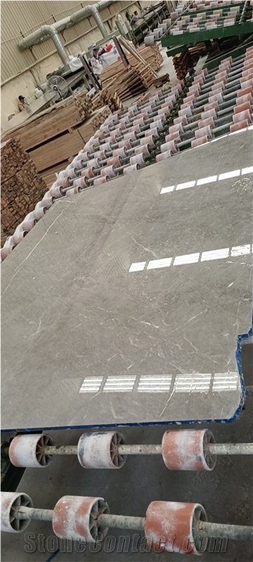 Big Natural Grey Marble Slab Tile